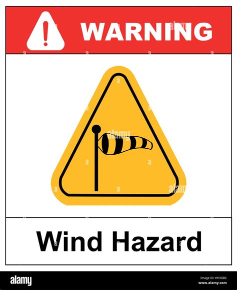 Road Sign Warning Strong Wind Hi Res Stock Photography And Images Alamy