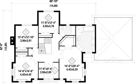European Style House Plan 4 Beds 2 Baths 3198 Sqft Plan 25 4628