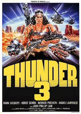 Time travelers shoot and kill dinosaurs. Thunder III (1988) - Movie Reviews by a Mook