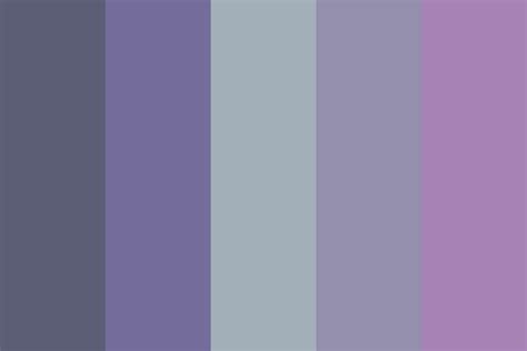 Calm And Dark Purples With Gray Color Palette