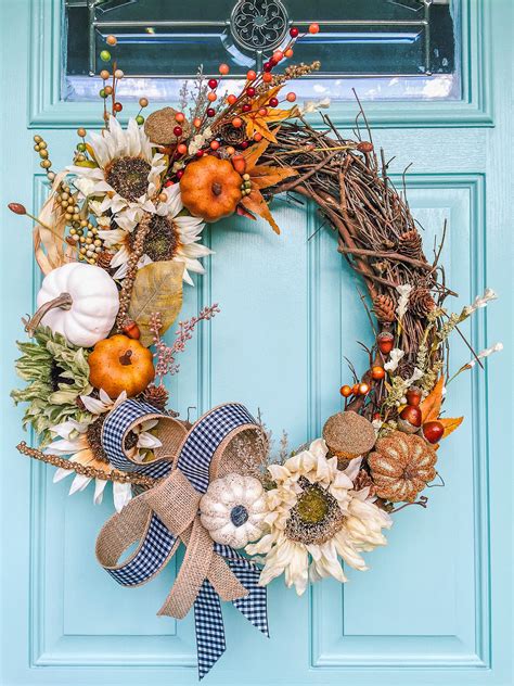 Do It Yourself Decor Beautiful Fall Wreath 🍂 Simply