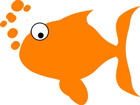 Orange Fish Clip Art At Clker Com Vector Clip Art Online Royalty