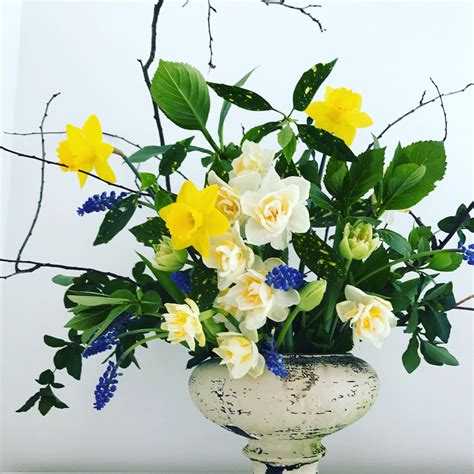 Dutch Masters Style Spring Daffodil Arrangement By Flowerology