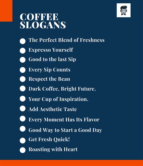 Coffee Slogans And Taglines Guide Generator Coffee Slogans