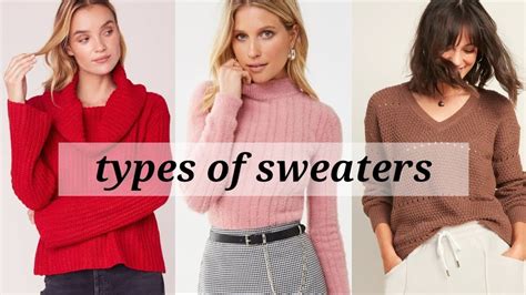 Different Types Of Sweaters For Womens Girls With Their Name