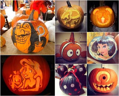 25 terrific disney inspired pumpkin ideas for halloween