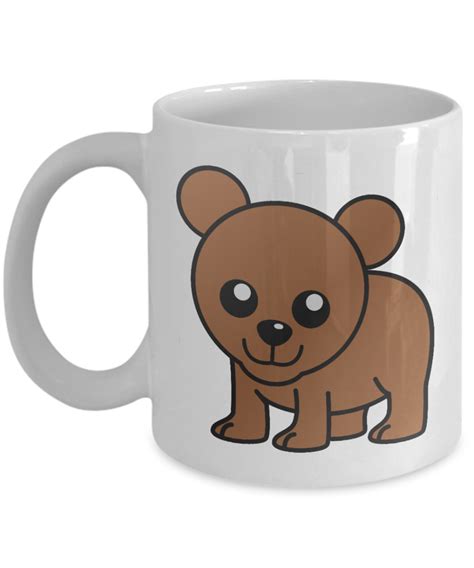 Cute Brown Baby Bear Coffee Mug