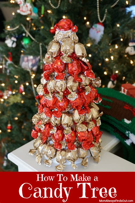 How To Make A Candy Tree Using A Styrofoam Cone Tree Form