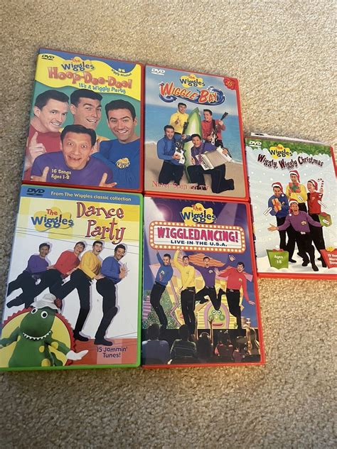 The Wiggles Dvd Lot Bundle Of 5 Wiggle Grelly Usa