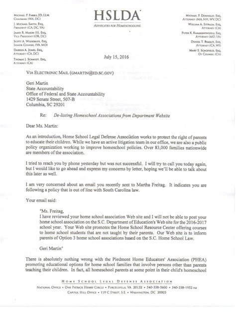 Georgia Template Withdrawal Letter To Homeschool Sample