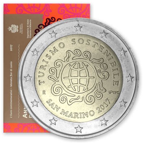 2 Euro Moneta • San Marino 2017 • Tarptautiniai Tvaraus Turizmo Metai