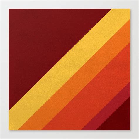 Retro 70s Color Palette Ii Canvas Print By Alisa Galitsyna Medium In