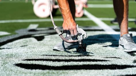Painting Allegiant Stadium For Raiders Home Opener Vs Saints