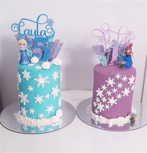 Frozen Themed Cakes Twin Birthday Cakes Frozen Birthday Cake Anna