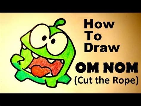 Cut the rope is a classic physics game in which you must cut a series of ropes to try and feed the hungry little monster some candy! How to draw OM NOM - Cut the Rope HD - YouTube