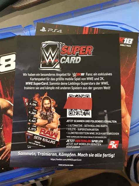 109.25 mb / single link compressed. WWE SuperCard QR code wwe 2k18 in 64839 Münster for €10.00 ...