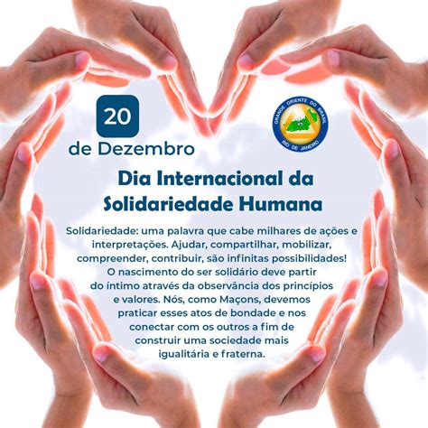20 12 dia internacional da solidariedade humana gob rj