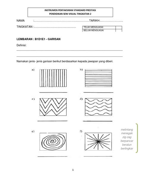 Jawapan Penuh Buku Teks Pendidikan Seni Visual Tingkatan 1 / Jawapan