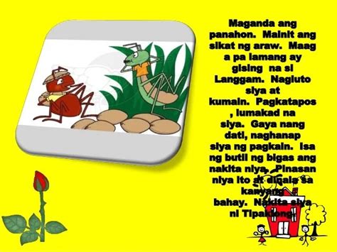 Ang Kwento Ng Langgam At Tipaklong Kwentong Pambata Gabay Filipino