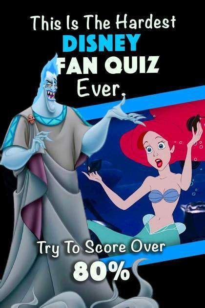 Can You Answer The Hardest Disney Fan Quiz Ever Disney Quizzes Disney Quizzes Trivia Disney
