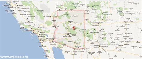 Satellite Map Of Arizona Map Pictures