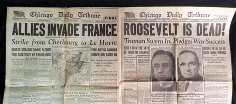 Sept 1 1939 Chicago Tribune Headlines11 More Headlines