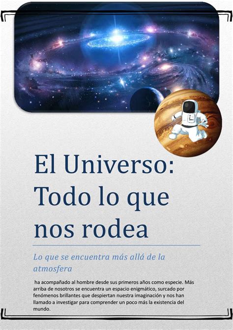 El Universo Todo Lo Que Nos Rodea By Carrillo Villagran Moises Rafael