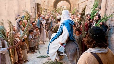 Palm Sunday The Beginning Of The Holy Week And The Arrival Of Jesus