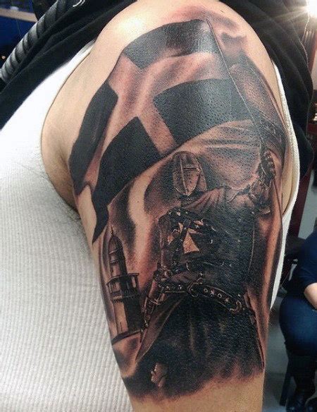 Knight templar tattoo design » tattoo ideas. Templar Knight Helmet Tattoo
