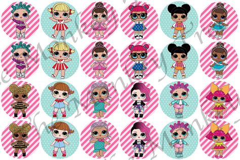 Lol surprise birthday cake topper. LOL Surprise! Dolls Edible Cupcake Toppers x 24 | Edible ...
