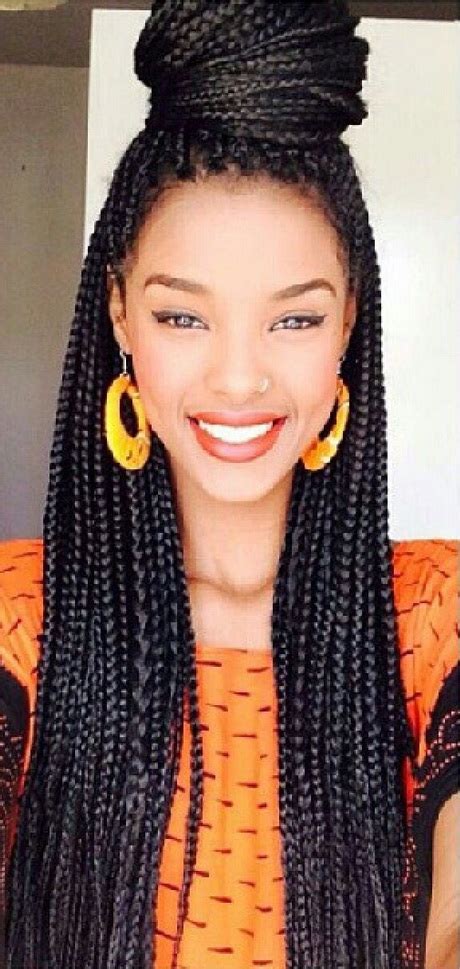 African Twist Braid Hairstyles