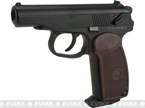 Kwc Co2 Powered Russian Pm Blowback 45mm Air Pistol Color Black