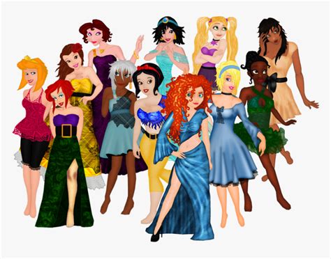 Sexy Disney Princesses Cartoon Hd Png Download Transparent Png Image
