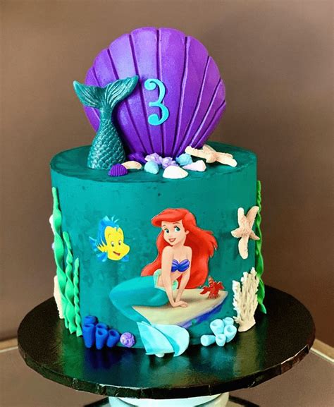 Disneys Ariel Cake Design Images Disneys Ariel Birthday Cake Ideas Little Mermaid Cakes