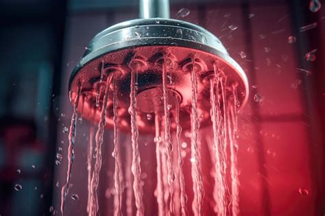 Premium Ai Image Close Up Of A Shower In A Bathroom Pouring Water Out Of It