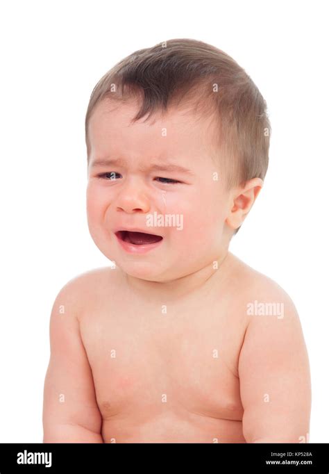 Cute Baby Crying Stock Photo Alamy