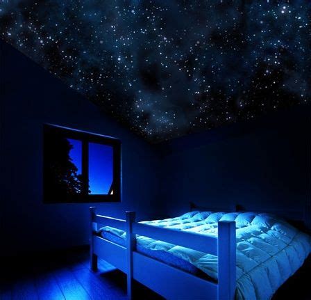This 4 year old s glow in the dark bedroom ceiling is otherworldly hellogiggles. night glow stars for bedroom ceiling Glow In The Dark Star ...