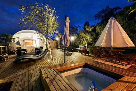 Camping Con Glamour Glam Camping Jacuzzi Luxury Glamping Luxury