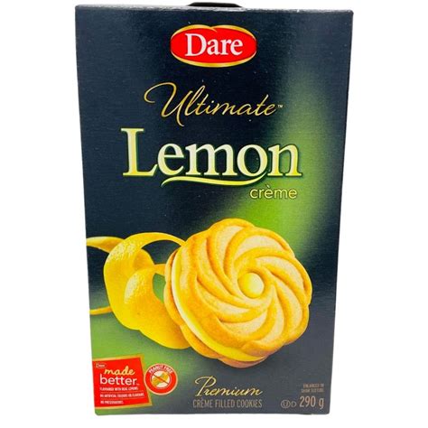 Dare Ultimate Lemon Creme Cookie 290g Candy Funhouse
