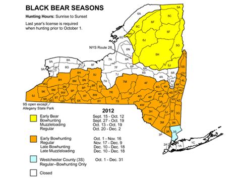 Ny Dec 2012 Deer And Bear Hunting Seasons Announced Nys Dec News And