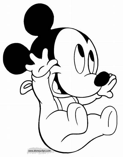 Mickey Coloring Pages Disney Babies Mouse Minnie