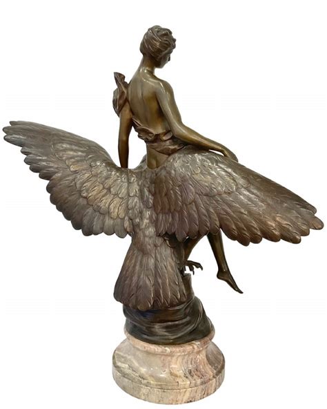 Proantic Bronze Hebe And The Eagle Of Jupiter By Benoît Lucien Her