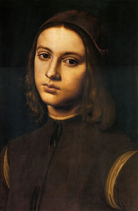 Pietro Perugino Portrait Of A Young Man Renaissance Portraits
