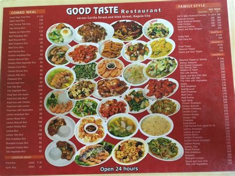 2550 e colfax ave, denver, co 80206. Menu - Picture of Good Taste Cafe & Restaurant, Luzon - Tripadvisor