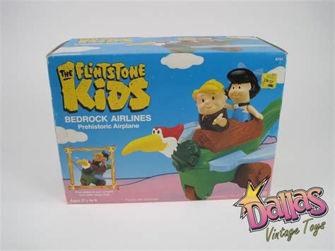 1986 Coleco The Flintstone Kids Bedrock Airlines 1b