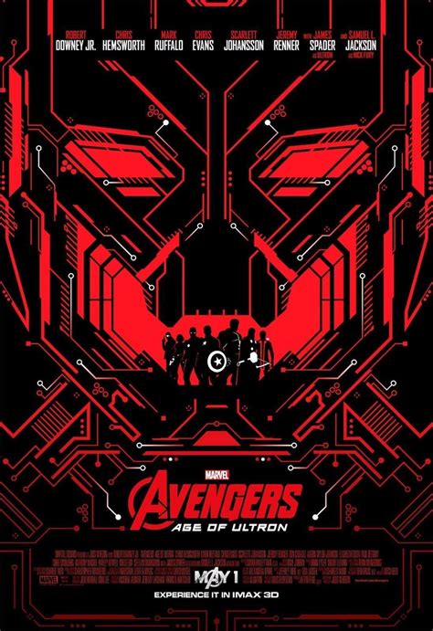 Avengers Age Of Ultron Imax 13x19 Inch Movie Poster Etsy