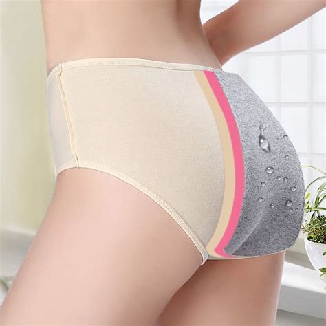 Menstrual Period Underwear Women Modal Cotton Panties Ladies Seamless Lengthen Panties