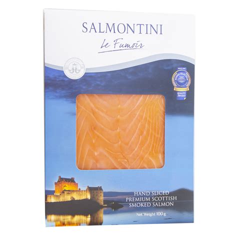 Salmontini Hand Sliced Smoked Salmon 100g Online At Best Price Smoked