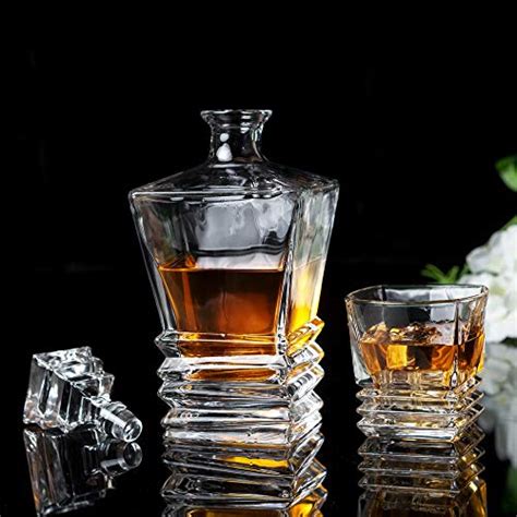 Review now to get coupon! KANARS Crystal Whiskey Decanter And Glass Set | ThatSweetGift
