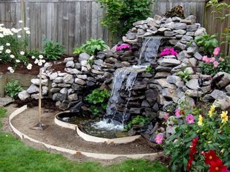 45 Small Backyard Waterfall Design Ideas 45